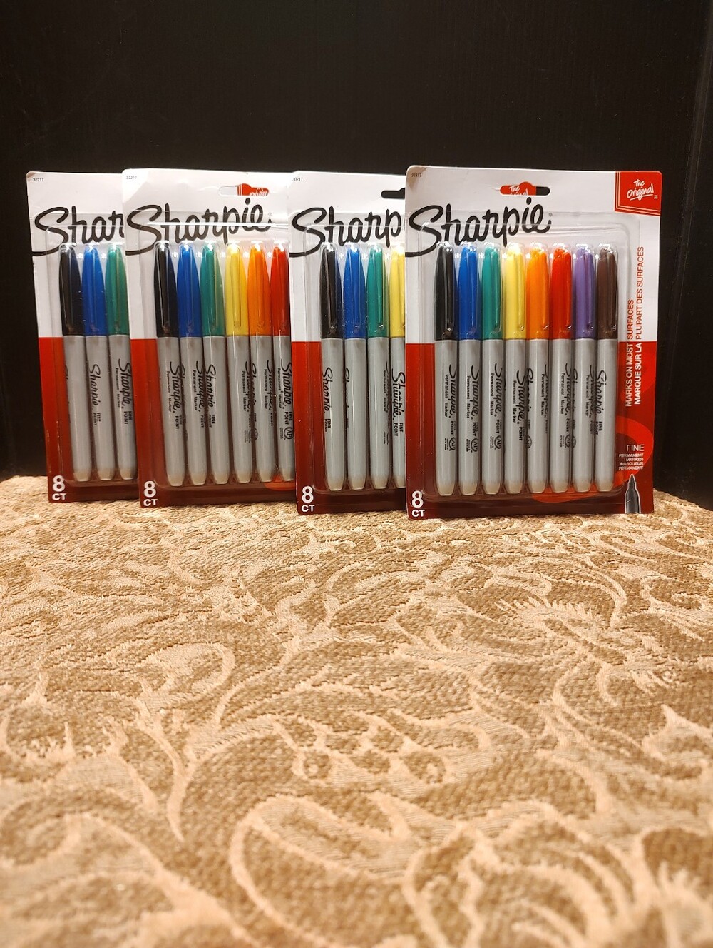 🫟🌀🫟 NIP Colorful Sharpie Fine Point Permanent Marker Sets - 4 Pack Set